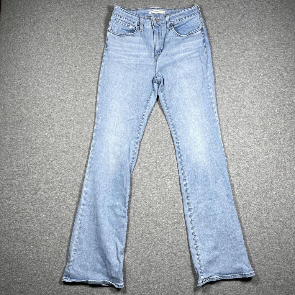 Levi's Jeans Womens 29 Blue 725 High Rise Bootcut Slim Stretch Light Wash